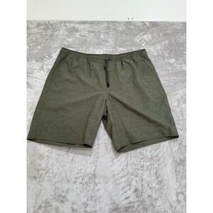 Copper & Oak Shorts Men's Size XL Green Stretch Soft With Drawstring EUC